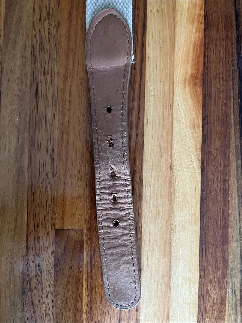 Guy Harvey Tuna Embroidered Leather Belt Sz 38 Solid Brass Fishing